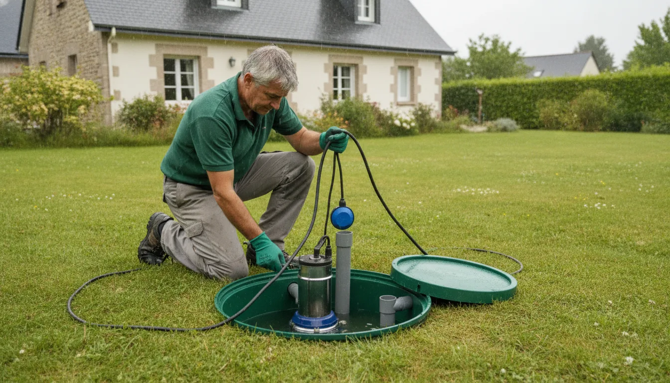 Dépannage pompe de relevage Crossac – méthode / geste technique